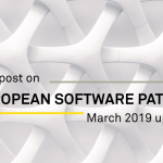 European Software Patents March 2019 Updates